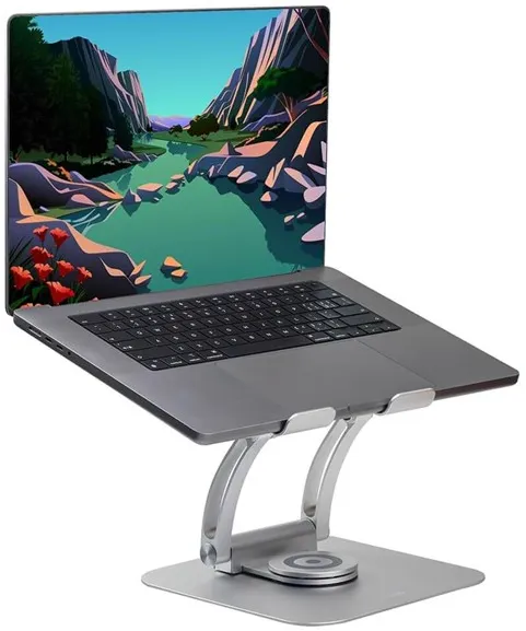 Desire2 Laptop Stand Supreme Dual Pivot Plus Silver
